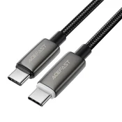 Polnilni in podatkovni 60W USB-C v USB-C kabel Acefast C23-03 - 1.2m - black