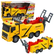 Kamion šlep služba LEAN TOYS 1:16 s platformo, svetlobni in zvočni efekti