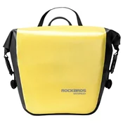ROCKBROS Vodoodporna kolesarska torba za prtljažnik z naramnim trakom 10-14l - rumena