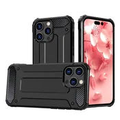 slomart Ohišje Hybrid Armor za iPhone 16 Pro - črno