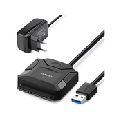 UGREEN pretvorniški adapterski kabel USB 3.0 v SATA, za 2,5/3,5 SATA HDD/SSD, BLU-RAY DVD, CD-ROM, DVD-ROM, CD-RW 20611