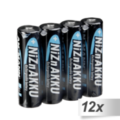 12x4 Ansmann NiZn Akku Mignon AA 2500 mWh