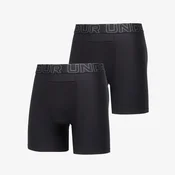 Bokserji Under Armour Performance Pouch Solid 6in 2-Pack Black L
