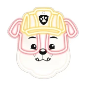 Viseca neonska LED Paw Patrol na pleksiglasu - Rubble OW-130446