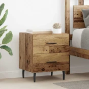 vidaXL Nočna omarica Star les 40 x 35 x 47.5 cm Konstruiran les