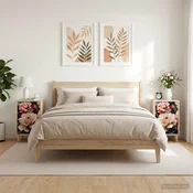 Vidaxl Nočna omarica BORNE 2 kos Sonoma hrast 36 x 33 x 60 cm