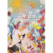 Schmidt - Puzzle Rosina Wachtmeister: Striped kitten - 1 000 dijelova