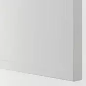METOD Vis elem za hladnj/zamr s 2 ladice, bijela/Aspudden svijetlo siva, 60x60x240 cm