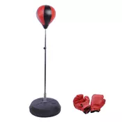 Homestar Set za boks žogo nastavljiva višina 125x145 cm rdeča