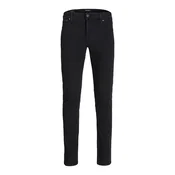 JACK & JONES Kavbojke JJIGlenn črn denim