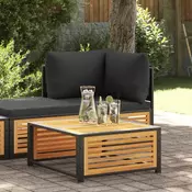Vidaxl vidaXL Vrtna miza, 68x68x30 cm, masivni akacijev les