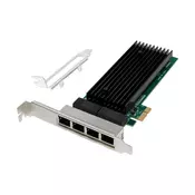 MicroConnect Omrežna kartica PCIe x1 Intel 82575 Quad- RJ45