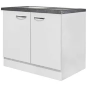 FlexWell Spodnja Omarica Za Korito Alba, Bela, Š. 100 Cm