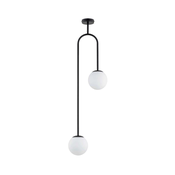 Lestenec na drogu VECTOR 2xE14/10W/230V črna