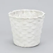 Rayher. Košarica bela iz bambusa, 14cm
