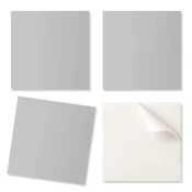 shumee Samolepilne vinilne ploščice z vzorcem za dnevno sobo, svetlo sive barve, 20x20x20 cm
