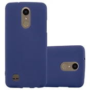 Cadorabo CADORABO Ohišje, združljiv z LG v Frost Tarmno Blue - zaščitni pokrov iz fleksibilnega silikona TPU, (20572019)