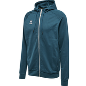 Mikica kapuco Hummel hmlMOVE GRID COTTON ZIP HOODIE