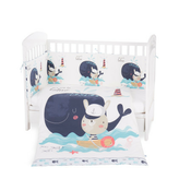 KikkaBoo posteljina sa ogradicom 6 pcs 70/140 Happy Sailor ( KKB60057 )