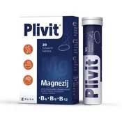 PLIVIT® Magnezij 20 šumecih tableta
