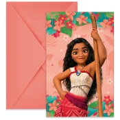 Disney+Princeske Vaiana 2 vabilo na zabavo z ovojnico, komplet 6 kosov