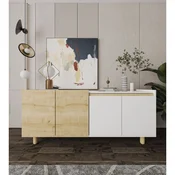 Hanah Home komoda Ravenna Modern 180, 180 cm, hrast Sapphire / bela