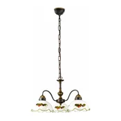 Kolarz 731.83.113 - Luster na lancu NONNA 3xE27/75W/230V vino/jagoda