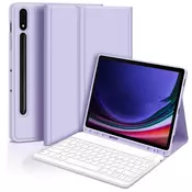 INF Združljivo Ohišje Tipkovnice Bluetooth Vijolične Barve za Samsung Galaxy Tab S9/S9 FE/S10 (10.9 palcev), (5000215942)