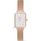 Daniel Wellington DW00100748 Ladies Watch Quadro Charm Bezel 26mm 3ATM