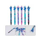 Disney DISNEY Stitch Gel pisalo z naključno obliko, samodejno izbrisljivo pisalo, modro črnilo, pisarna, šola 0,7mm