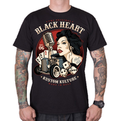 Muška majica kratkih rukava Black Heart Victoria crna