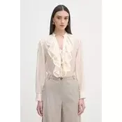 Haveone bluza z volančki ženska z lyocellom