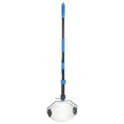 shumee Pobiralec oreščkov moder 127 cm jeklo