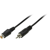 LOGILINK LogiLink CA1033 cinch avdio priključni kabel 10.00 m črna (mat), (20432233)