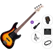 Cort GB34JJ Premium SET 3-Tone Sunburst Električna bas kitara
