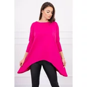 Oversize fuchsia blouse
