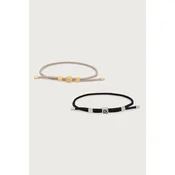 HUGO  komplet zapestnic moški E-CORD3-BRA paket 2 kosov