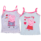 Otroška majica PEPPA PIG 2 kom svetlo zelen/siv - različne velikosti Velikost: 110 - 116