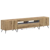 vidaXL 5-delna LED TV omarica Artisan hrast Inženirski les