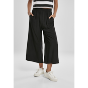 Urban Classics Curvy Hlače Culotte, črna