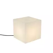 Sodobna zunanja svetilka bela 30 cm kvadratna IP44 - Nura