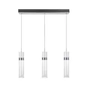 LED lestenec na jekleni vrvici AMBIENTE 3xLED/6W/230V 3000/4000/6000K sijajni krom