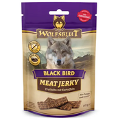 WOLFSBLUT Pasji prigrizki Meat Jerky Black Bird - 80 g