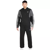 Nike Sportswear Trenirka za tek CLUB FLEECE  siva / črna / bela