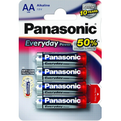 PANASONIC set štirih baterij Everyday Power Silver LR6EPS