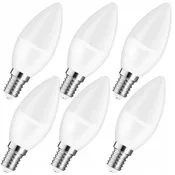 shumee 6x LED žarnica E14 A65 8W = 60W 285 SMD 680 lm CCD BREZ utripanja