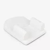 Kikkaboo pozicioner za krevetac od memorijske pene airknit white ( kkb12134 )