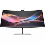 Monitor HP Pro 734pm - WQHD 34 (3440 x 1440) 120 Hz, HDR, IPS, 5 ms, Thunderbolt 4, HDMI, DisplayPort, webcam