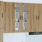 Zidni stakleni ormaric PORTO Umjetnicki hrast 60 x 31 x 100 cm