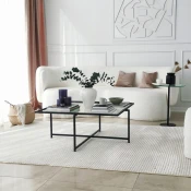 Hanah Home Klub sto Sun S409 85x35x85cm Crni